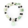 Aventurine two-string elasticated bracelet
