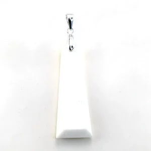 Alternative view of Men's Immortality Obelisk Pendant on Silver