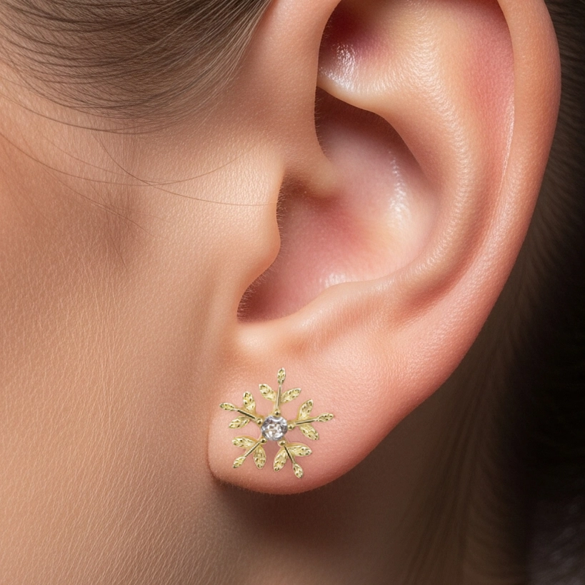 Christmas Earrings - Snowflake