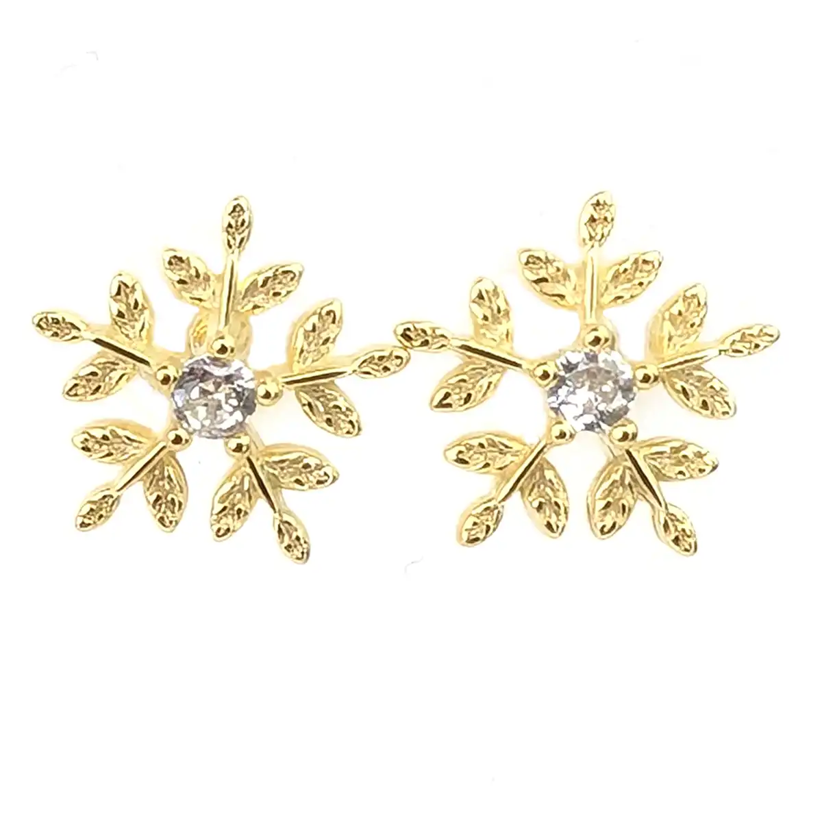 Christmas Earrings - Snowflake - Image 6