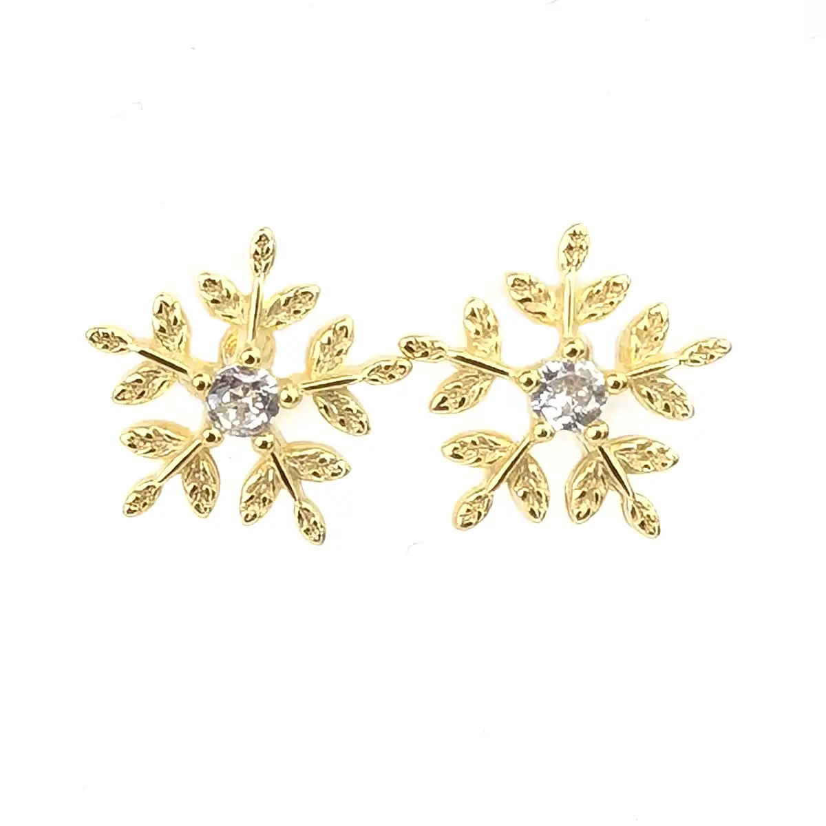 Christmas Earrings - Snowflake - Image 5