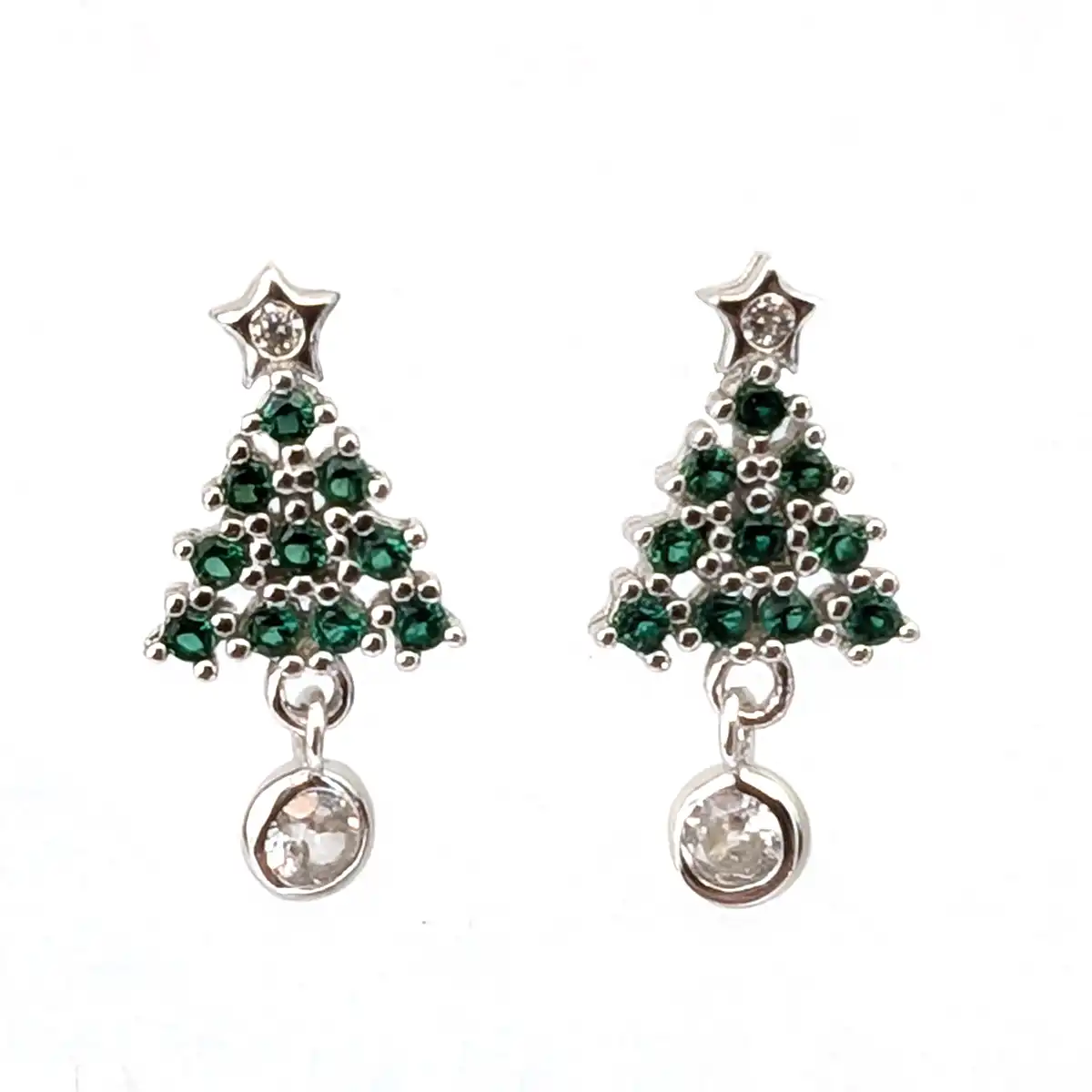 Christmas Earrings - Festive Tree - Image 2
