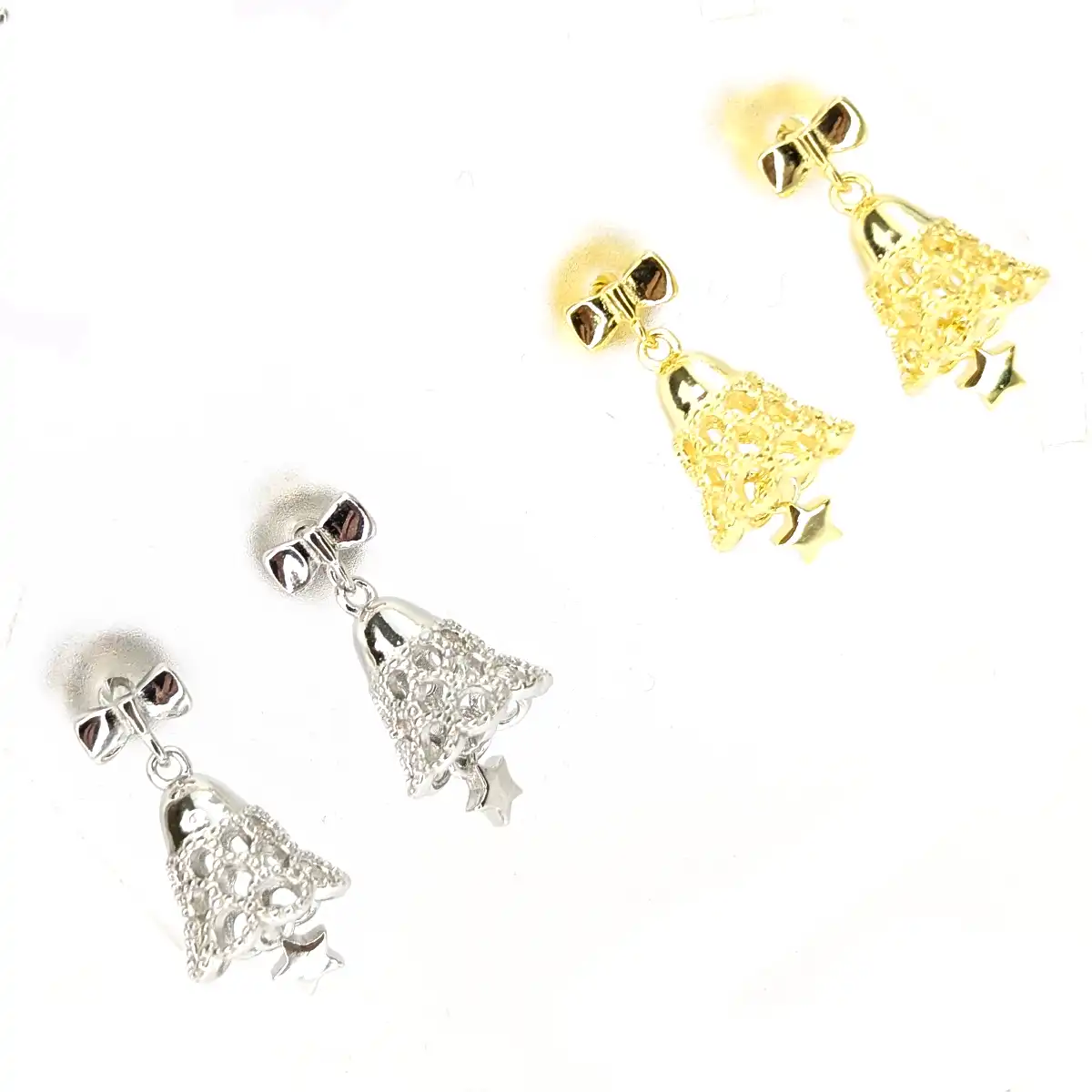 Christmas Earrings - Christmas Bells - Image 2