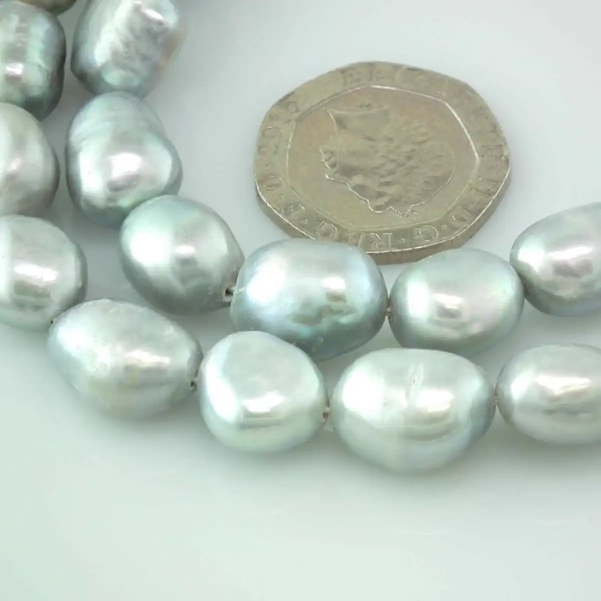 Freshwater Baroque Pearl String, 8 x 10 mm, 4 Colours - Image 4