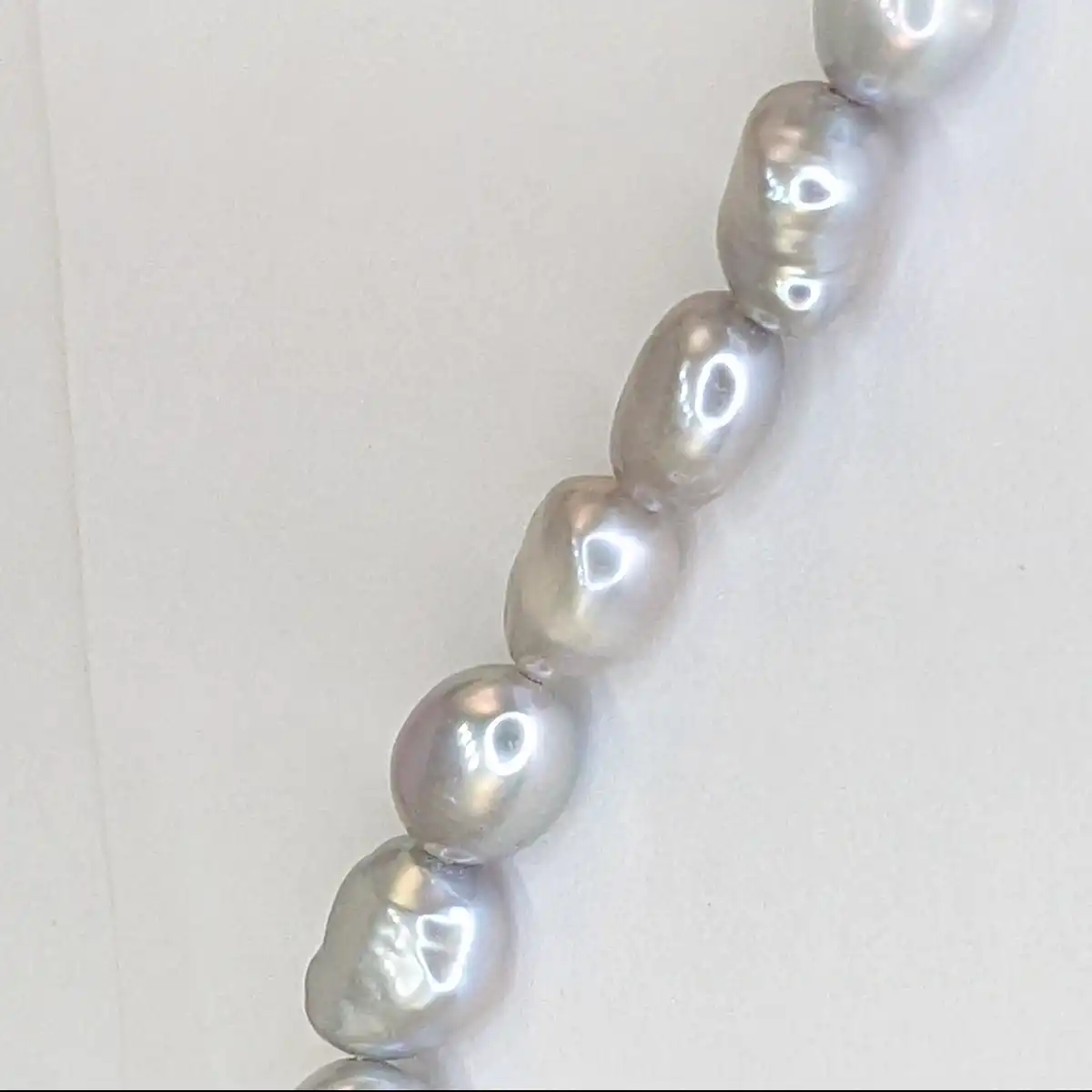 Freshwater Baroque Pearl String, 8 x 10 mm, 4 Colours - Image 8