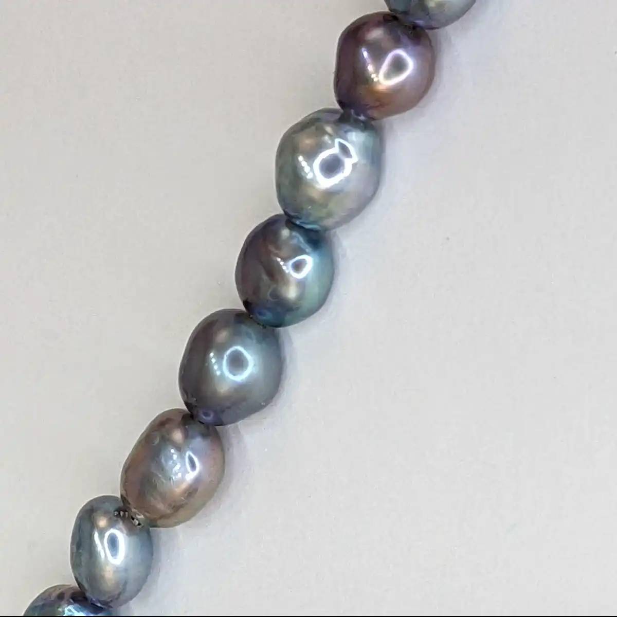 Freshwater Baroque Pearl String, 8 x 10 mm, 4 Colours - Image 10