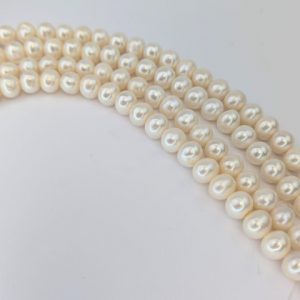 Large Oval Freshwater Pearls, 10-11mm