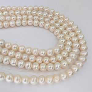 Large Oval Freshwater Pearls, 10-11mm - Image 3