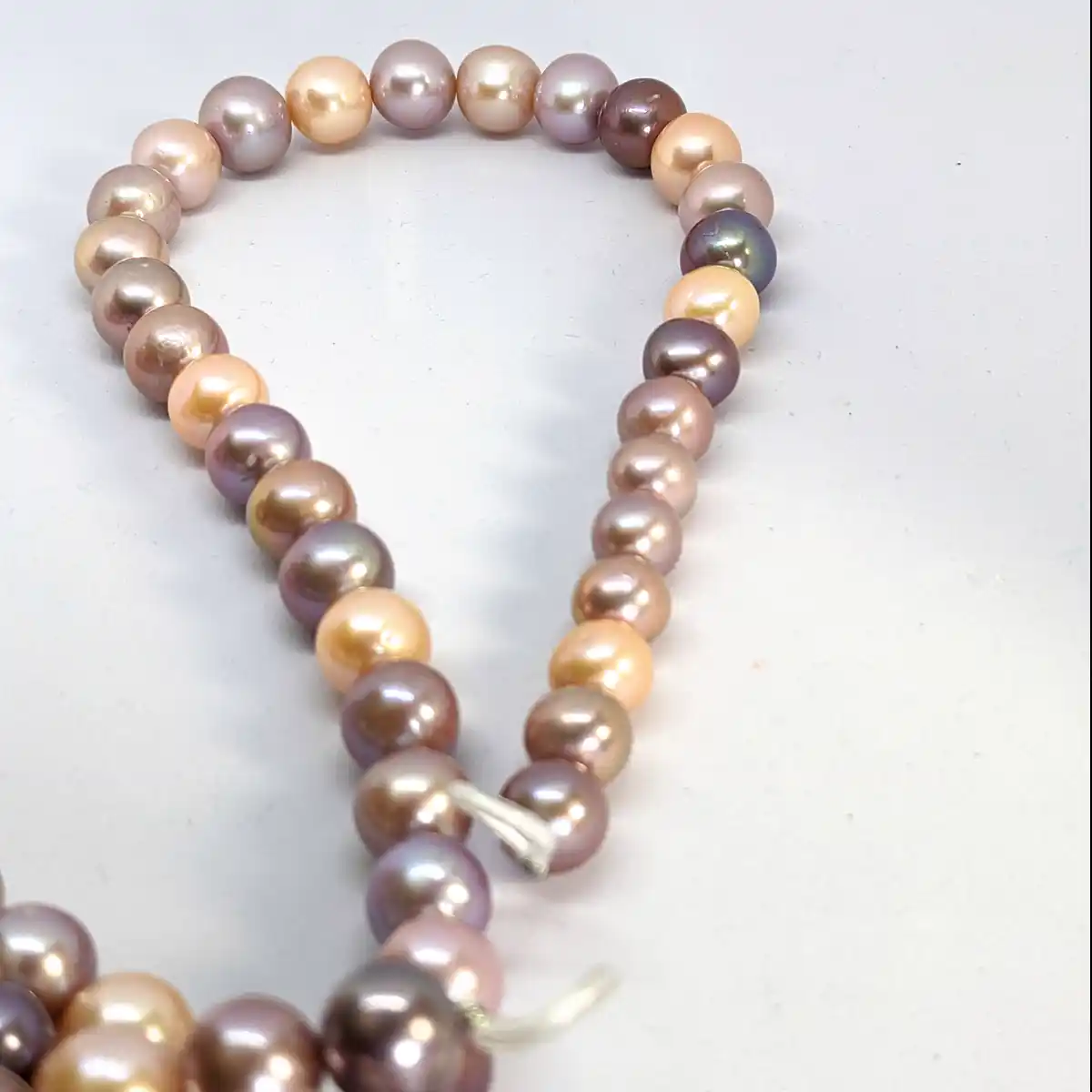 Multi Coloured Edison Pearl Loose String 10-13mm - Image 2