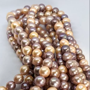 Multi Coloured Edison Pearl Loose String 10-13mm - Image 3