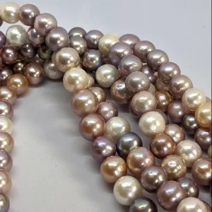 Edison Pearl Loose String, 10-13 mm, graduated, AAA, multi-coloured - Image 3