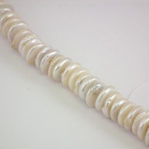 Alternative view of 13.5mm Freshwater Coin, Disc Pearl, Black or White