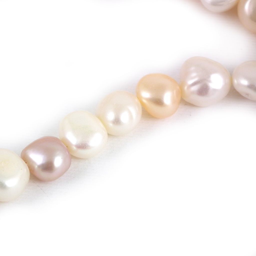 10mm Baroque Pearl Loose String, Mixed Colours - Image 2