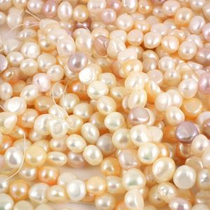 10mm Baroque Pearl Loose String, Mixed Colours