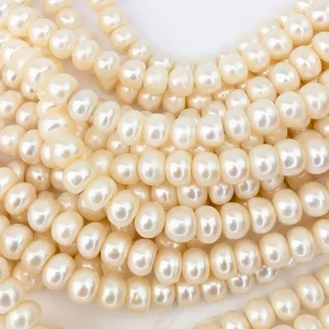 8mm Button Pearl AA Grade Loose String