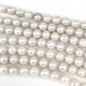 10mm Edison Round Pearl Loose String, AAA