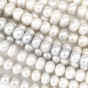 11mm Doughnut Pearl Loose String, AA