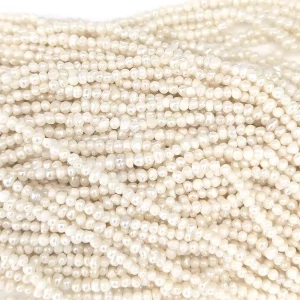 3mm Potato Seed Pearls Loose String