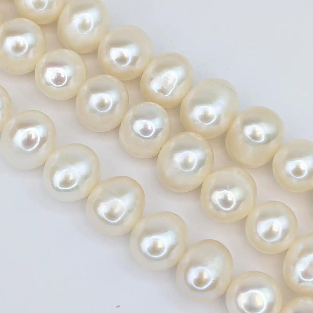 Oval 8mm Loose Pearl String - Image 5