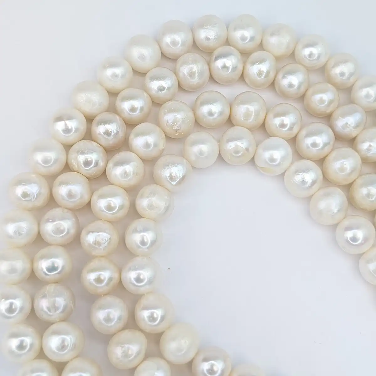Near-Round 9mm Loose Pearl String - Image 3