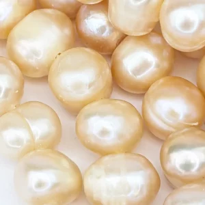 Near-Round 7mm Pearl String White or Peach - Image 9
