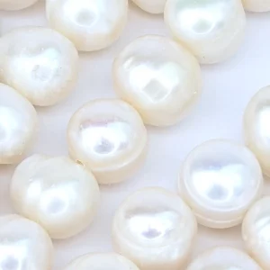 Near-Round 7mm Pearl String White or Peach - Image 6