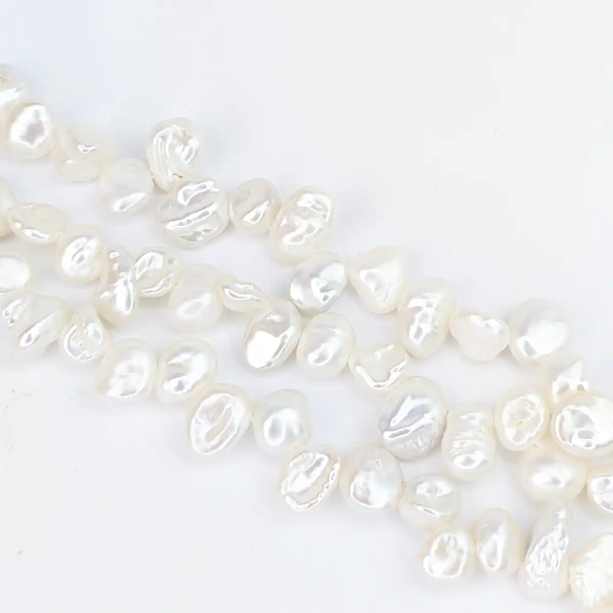 Small Keshi Pearl String, Excellent Lustre - Image 2