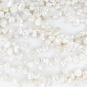 Small Keshi Pearl String, Excellent Lustre - Image 4