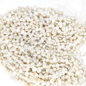 Small Keshi Pearl String, Excellent Lustre - Image 7