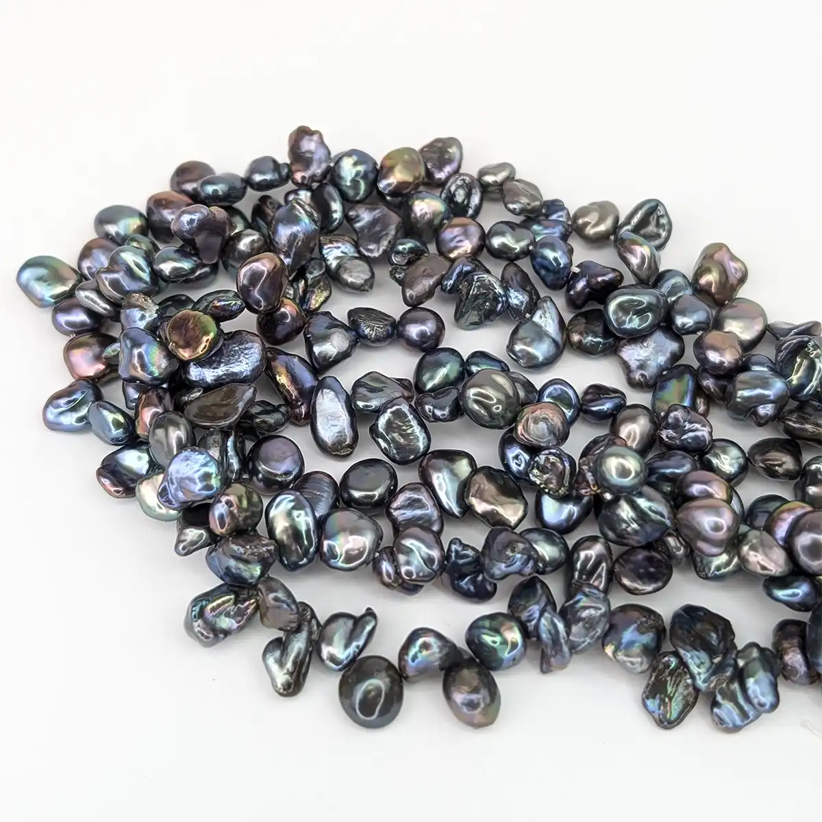 Small Keshi Pearl String, Excellent Lustre - Image 9