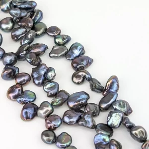Small Keshi Pearl String, Excellent Lustre - Image 3