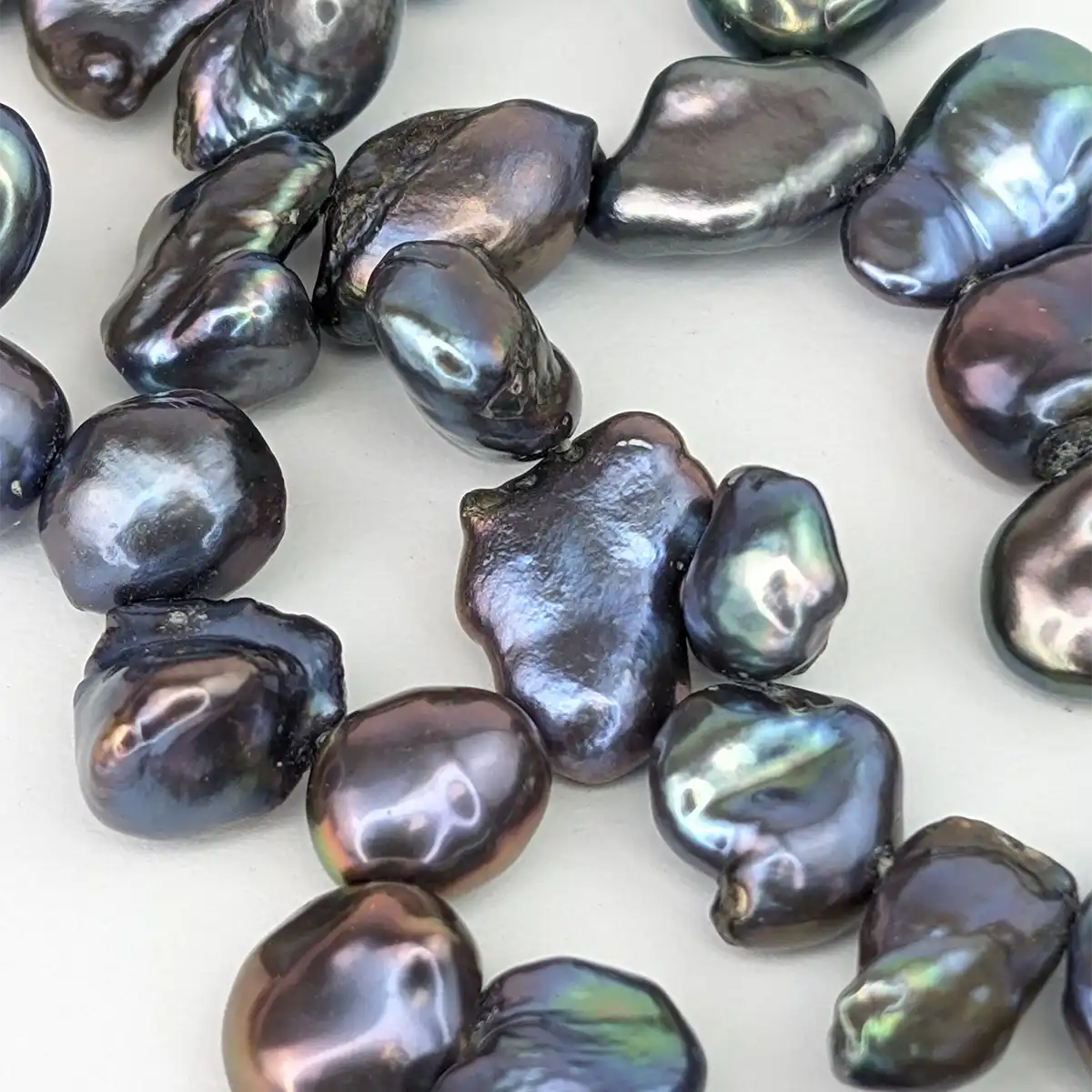 Small Keshi Pearl String, Excellent Lustre - Image 8