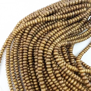 Bronze Doughnut Pearl String, 9mm - Image 5