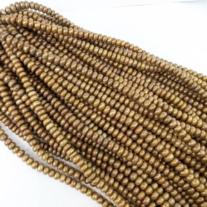 Bronze Doughnut Pearl String, 9mm