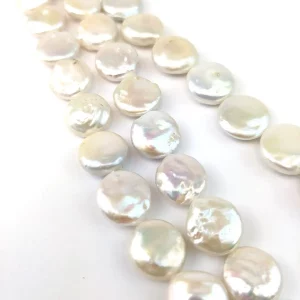 Coin Pearls 18mm, White - Image 5
