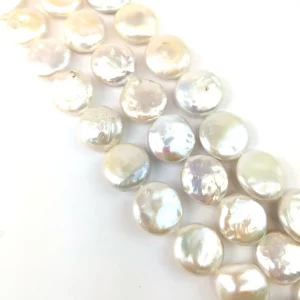 Coin Pearls 18mm, White - Image 2