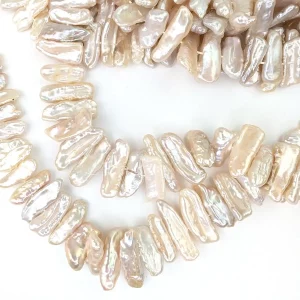Side-drilled Biwa 'Tooth' Pearls - Image 3