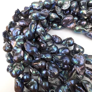 Medium Fireball Peacock Black Pearls - Image 5