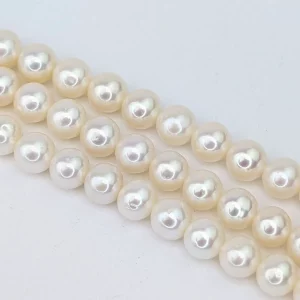 Freshwater Akoya-like Loose Pearls White 6mm