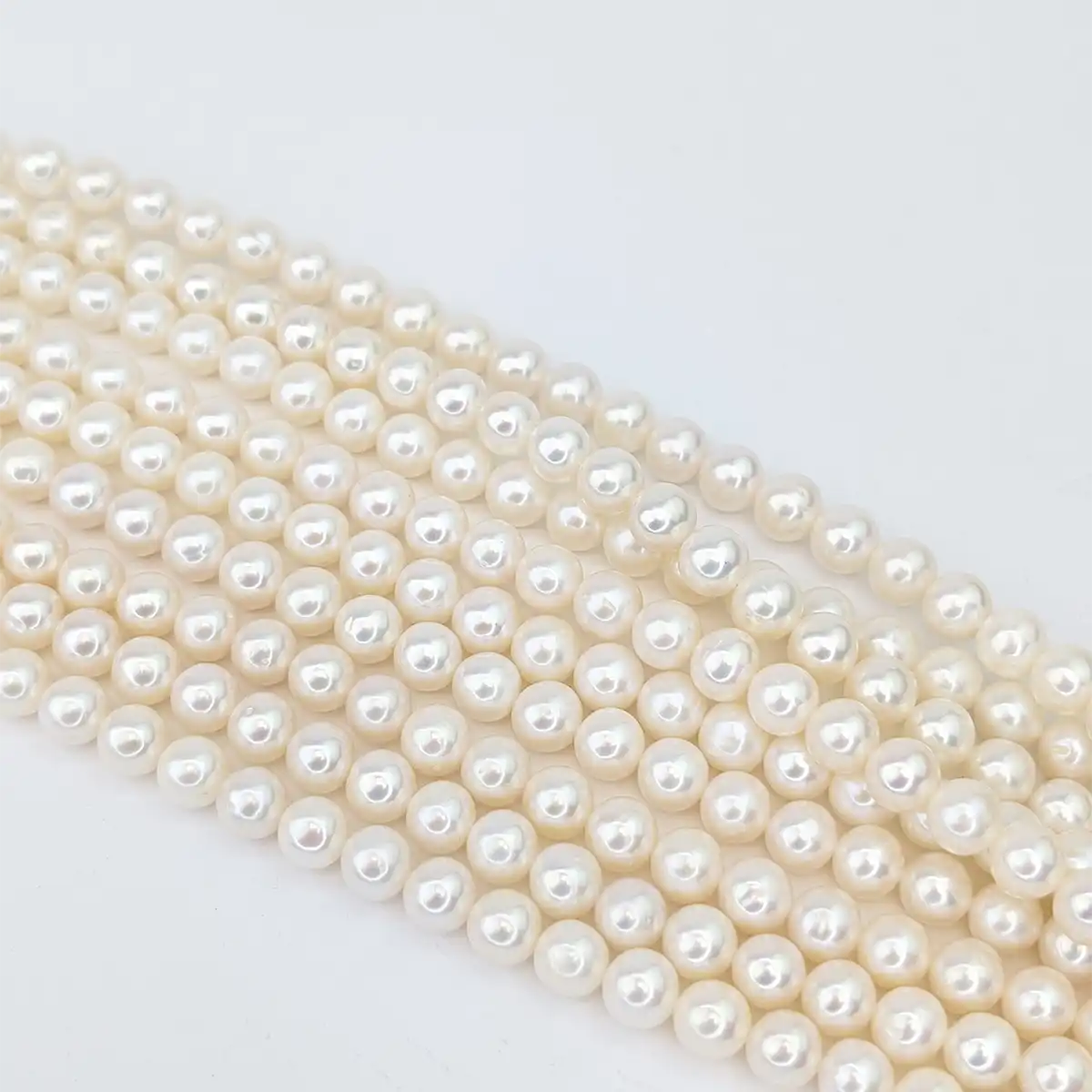 Freshwater Akoya-like Loose Pearls White 6mm - Image 4