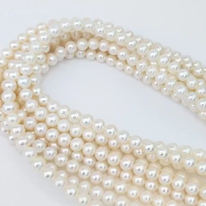 Freshwater Akoya-like Loose Pearls White 6mm - Image 3