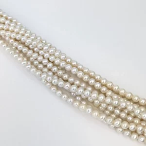 AAA Round Pearls - Freshwater white pearl 7mm - Image 3
