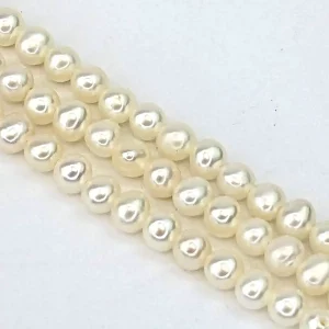 AA+ Grade White Pearl String 3-3.5mm Freshwater