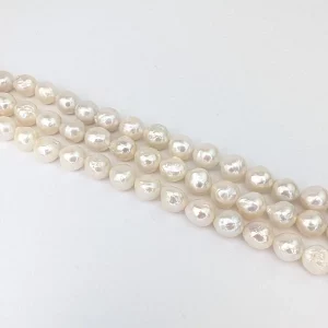 Edison Baroque Stringing Pearls 10-12mm White - Image 3