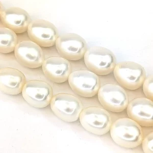 White Rice Pearl String - Freshwater 9mm AAA