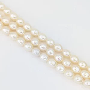 Freshwater Rice Pearls for Stringing 7.5-8mm