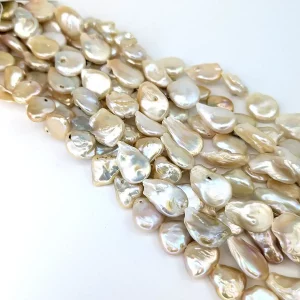 Mis-Shaped Coin Pearl String - Image 4