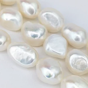Rice Nugget Pearls - Freshwater String 11mm