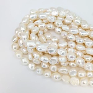 Rice Nugget Pearls - Freshwater String 11mm - Image 3