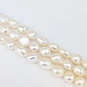 Rice Nugget Pearls - Freshwater String 11mm - Image 2